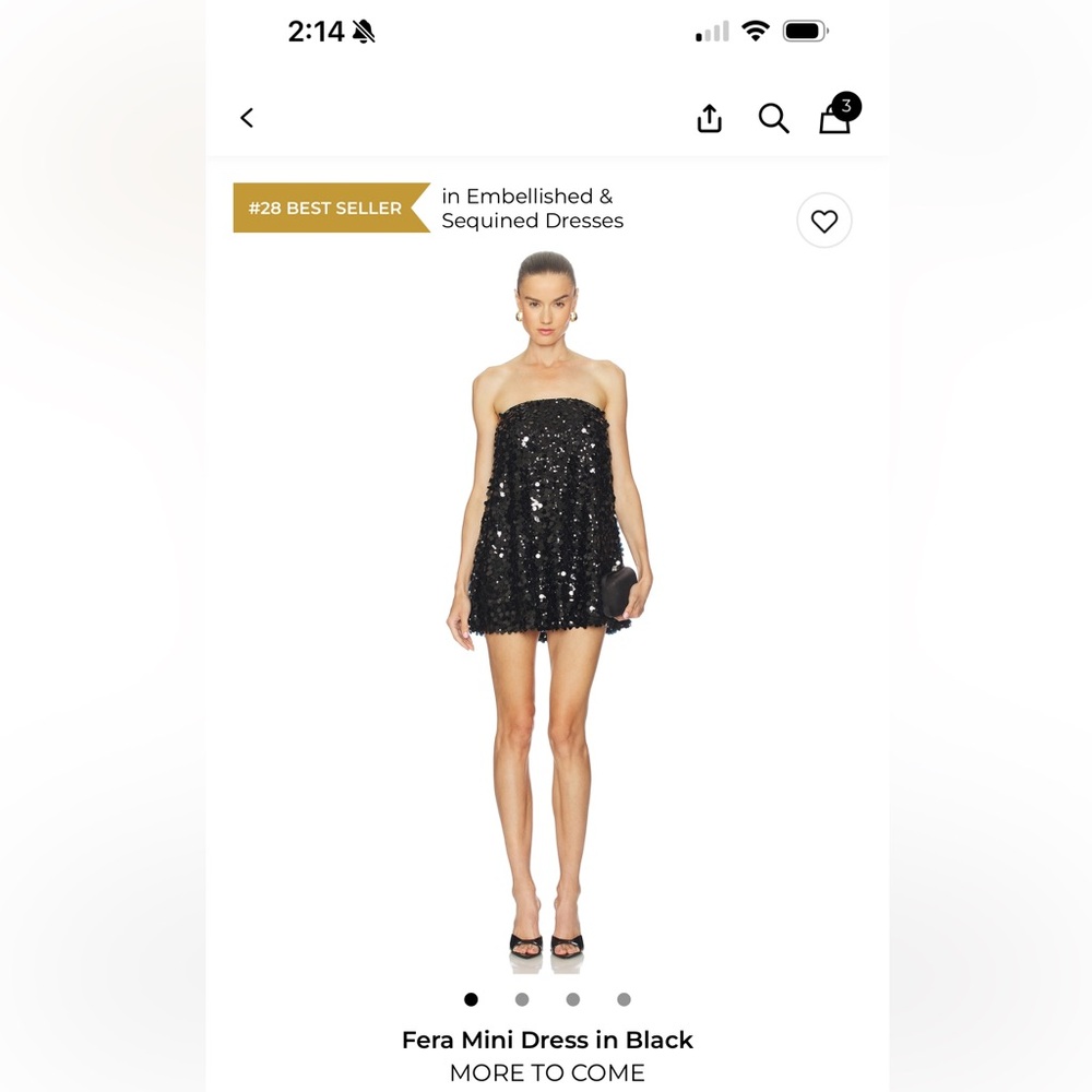Elegant Black Strapless Mini Dress
